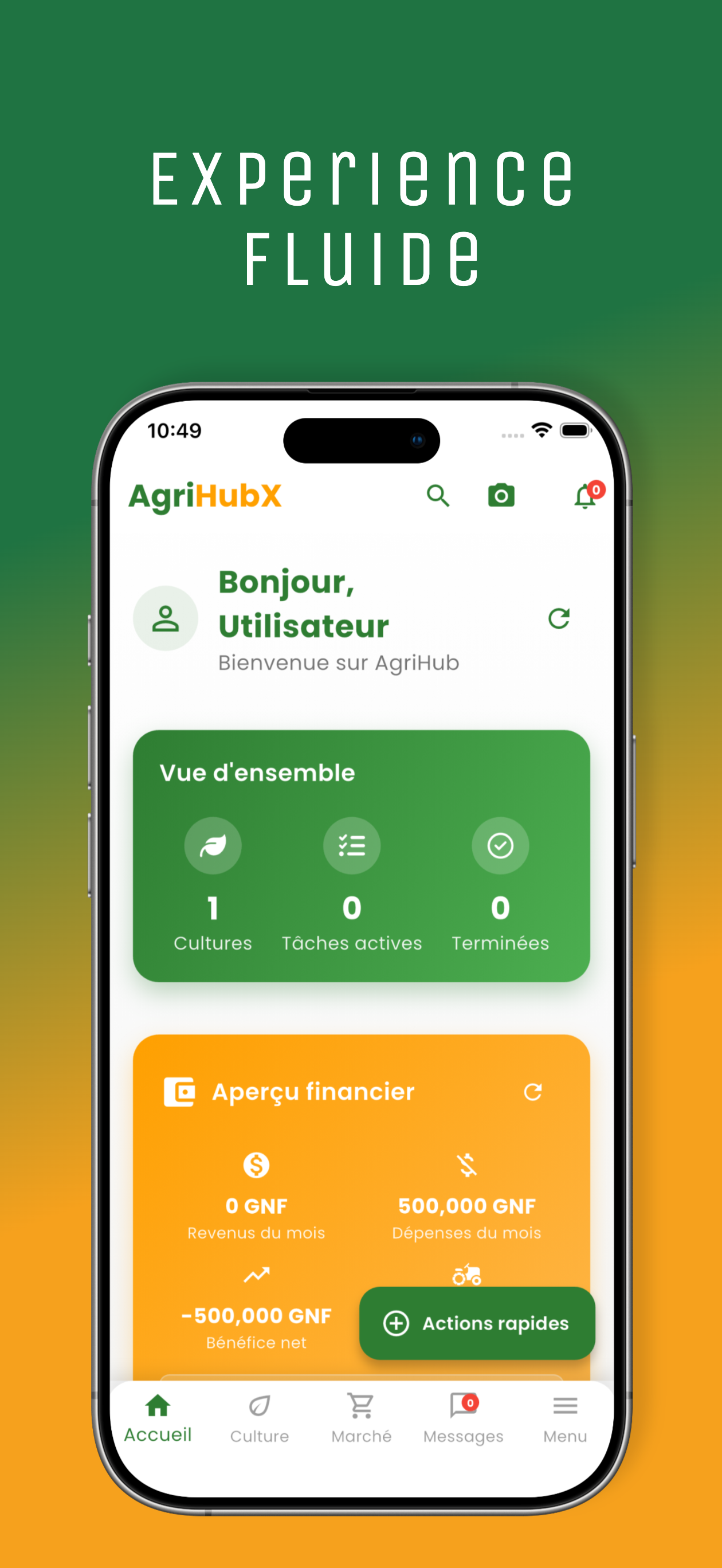 AgriHubX — Gestion des cultures