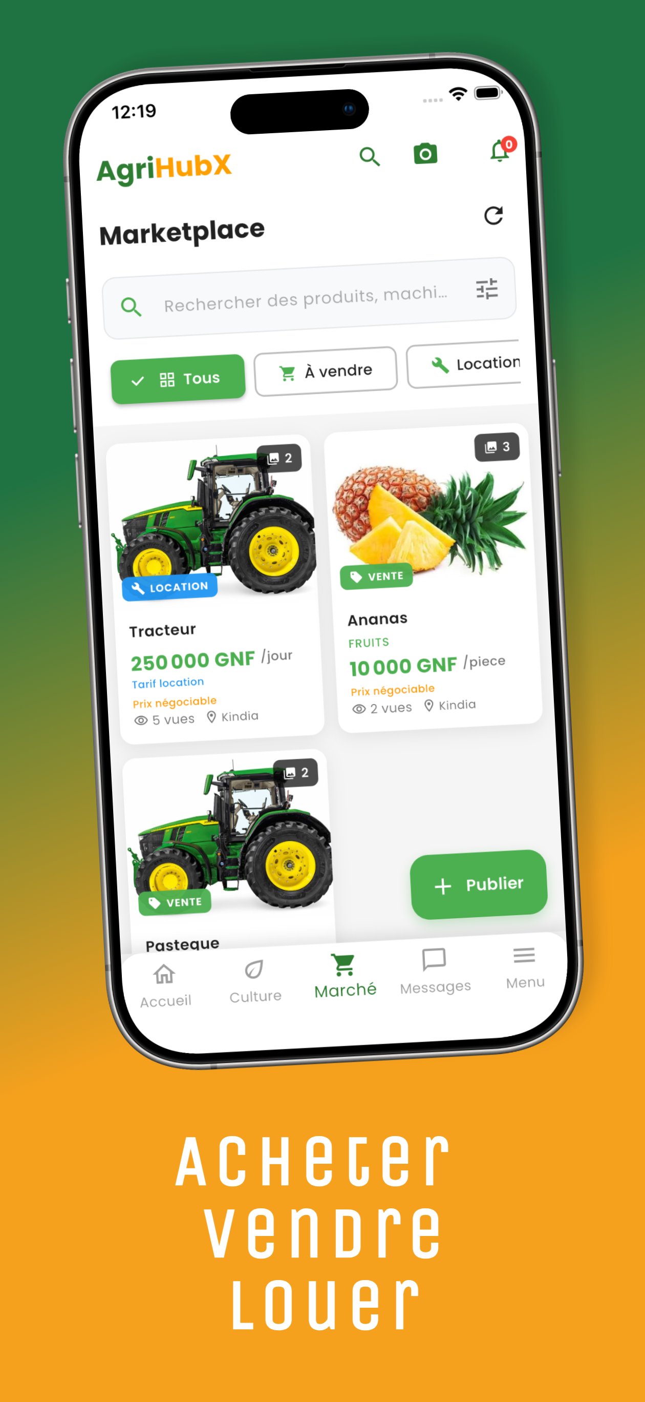AgriHubX — Marketplace
